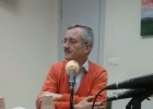 José Antonio Ortega Lara durante la entrevista en los estudios de Radio Arlanzón.